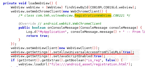 利用Android WebView漏洞 -10