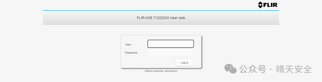 [0day]FLIR-FLIR-AX8某接口存在任意文件读取 -1