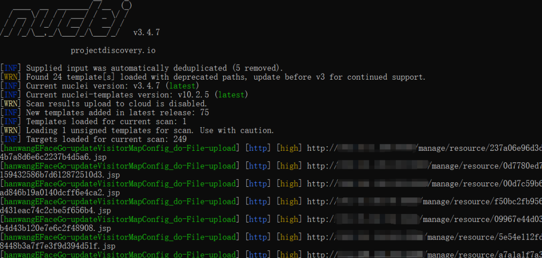 汉王EFaceGo updateVisitorMapConfig.do任意文件上传漏洞