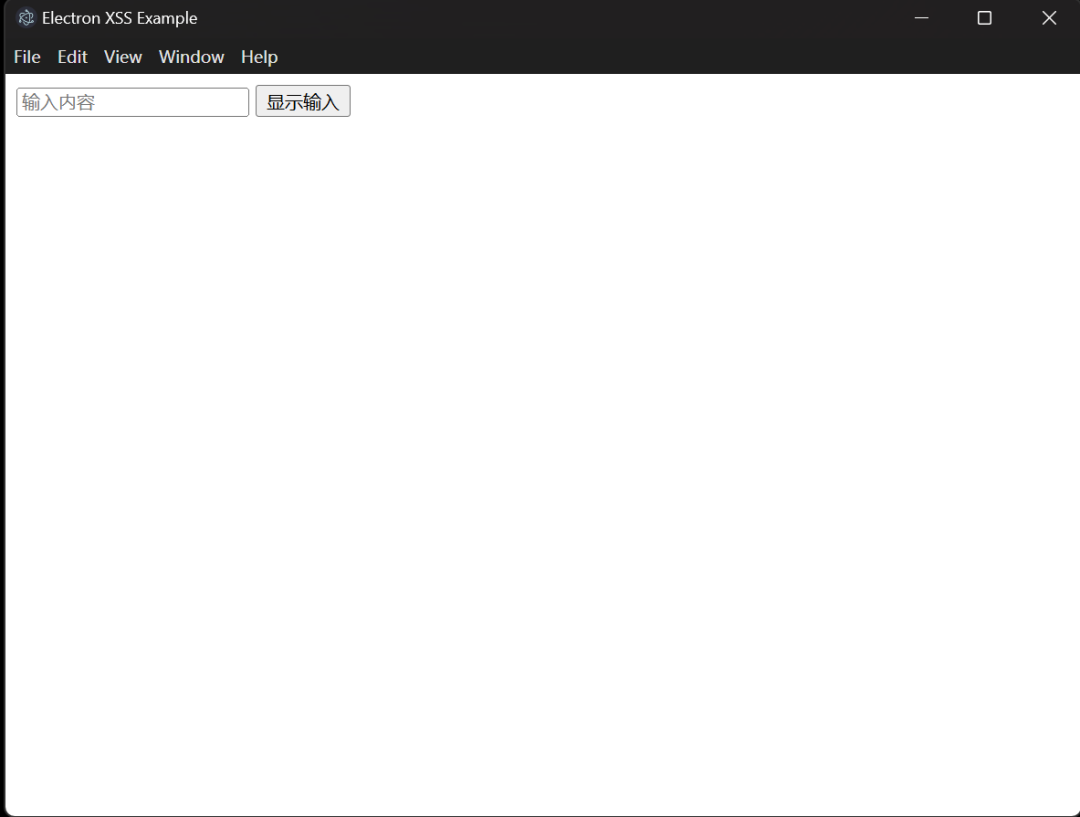 Electron XSS