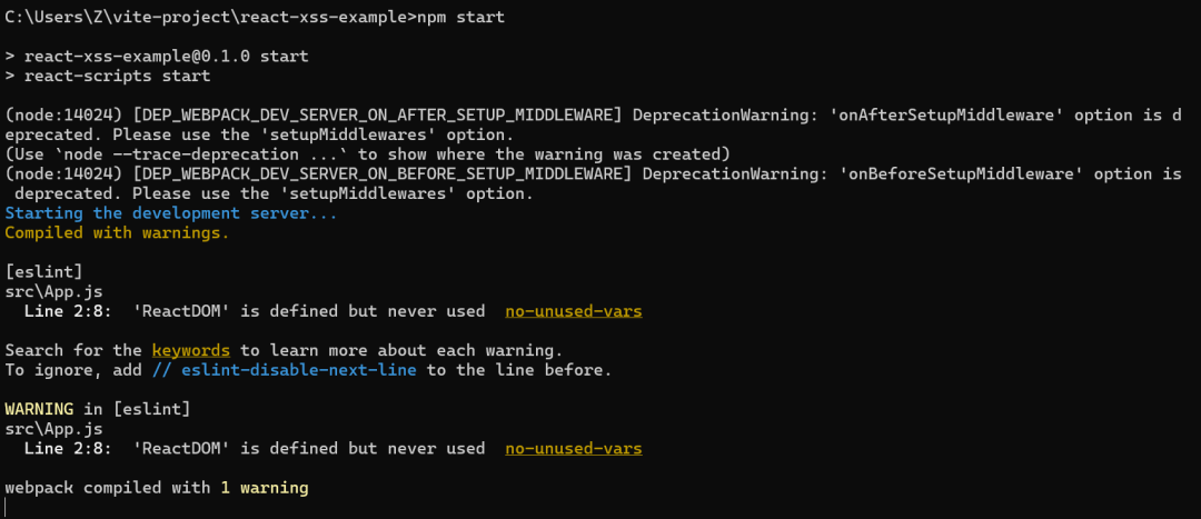React XSS