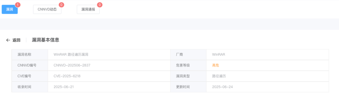 【成功复现】WinRAR目录遍历漏洞(CVE-2025-6218)