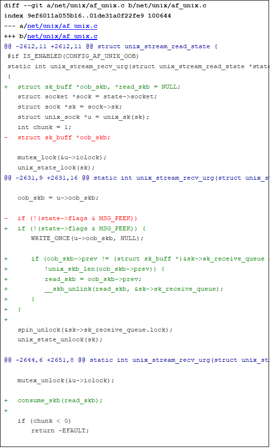 【已复现】Linux Kernel AF_UNIX UAF漏洞(CVE-2025-38236)