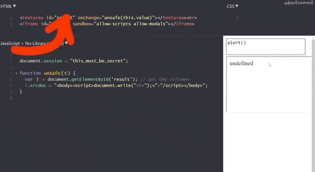 记住，不要在 XSS 中使用 alert(1)