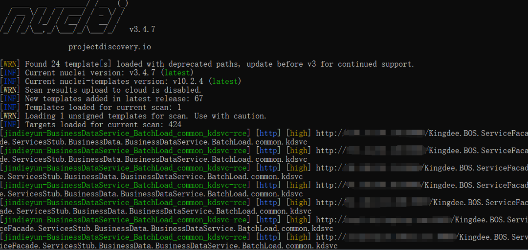 金蝶云星空 BusinessDataService.BatchLoad.common.kdsvc 远程代码执行漏洞