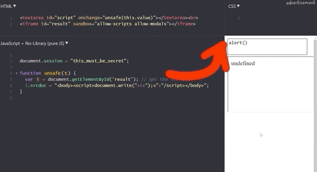 记住，不要在 XSS 中使用 alert(1)