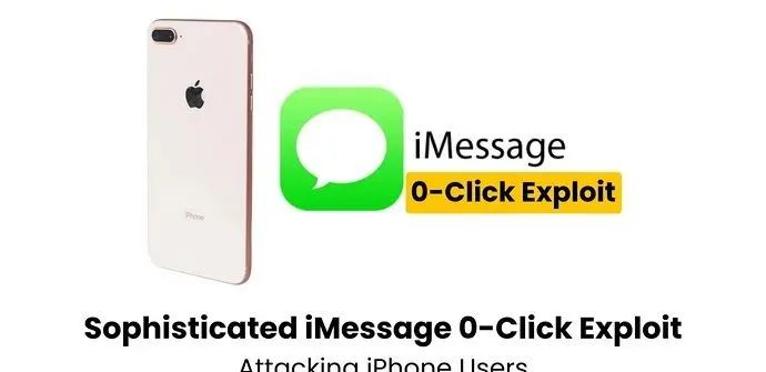 iMessage零点击漏洞攻击示意图