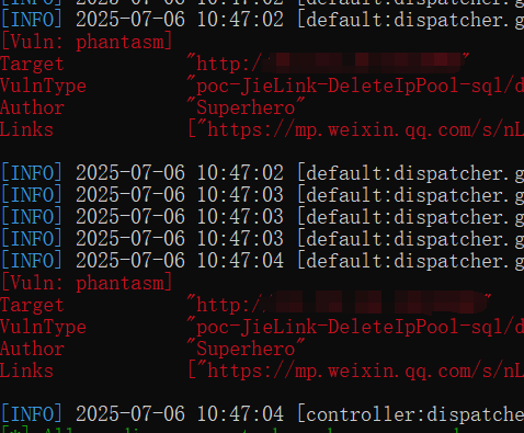 JieLink+智能终端操作平台 DeleteIpPool SQL注入漏洞